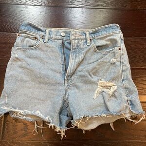 Abercrombie Jean shorts - The 4" Mom Short - High Rise